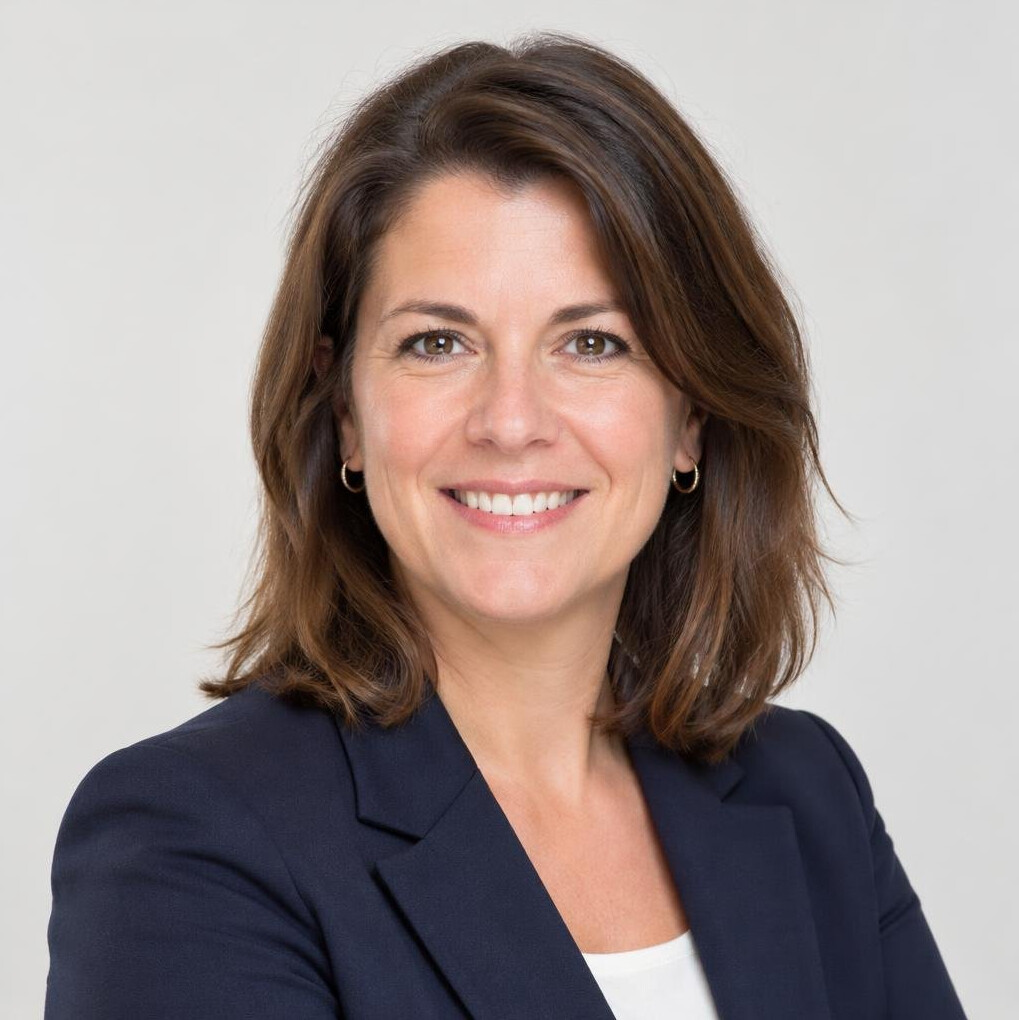 Portrait of a smiling businesswoman in a blazer